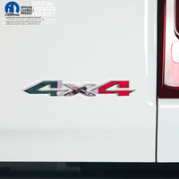 RAM 4x4 Emblem Overlay Decals MEXICAN FLAG Fits 2009-2026 1500-5500 - Tiny Wrapz