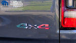 RAM 4x4 Emblem Overlay Decals MEXICAN FLAG Fits 2009-2026 1500-5500 - Tiny Wrapz