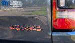 RAM 4x4 Emblem Overlay Decals REAL FIRE FLAMES Fits 2009-2026 1500-5500 - Tiny Wrapz