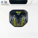 RAM Tailgate/Grill RAM Head Emblem Overlay Decals DRIPPING GREEN Fits 2011-2024 Trucks - Tiny Wrapz