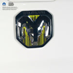 RAM Tailgate/Grill RAM Head Emblem Overlay Decals DRIPPING GREEN Fits 2011-2024 Trucks - Tiny Wrapz