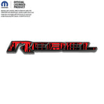 RAM Rebel Emblem Overlay Decals Dripping Red Fits 2015-2026 - Tiny Wrapz