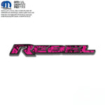RAM Rebel Emblem Overlay Decals Pink Flames Fits 2019-2026 - Tiny Wrapz