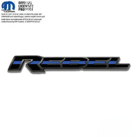 RAM Rebel Emblem Overlay Decals Thin Blue Line Fits 2019-2026 - Tiny Wrapz