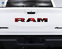 1500 RAM Tailgate Emblem Overlay Decals Red Dripping Fits 2009-2026 Trucks - Tiny Wrapz