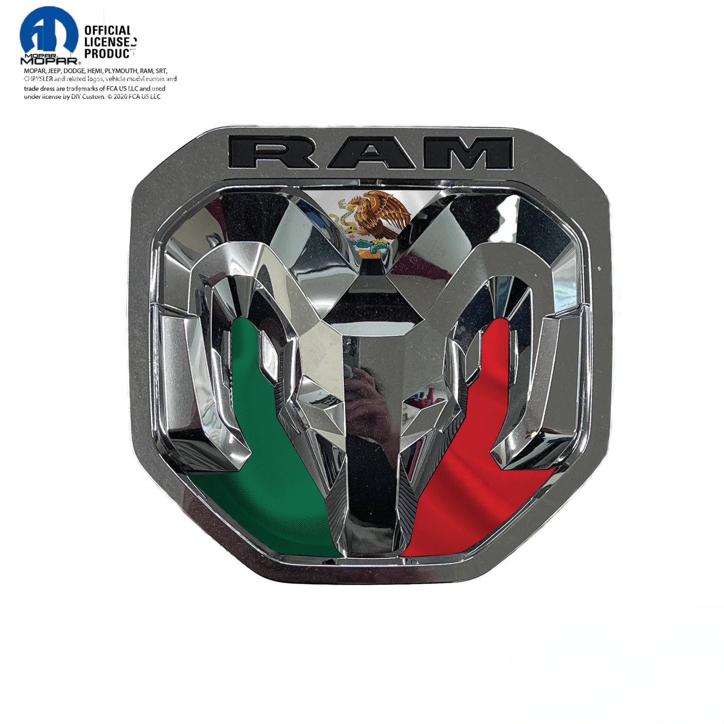 RAM Truck Tailgate RAMhead Mexican Flag