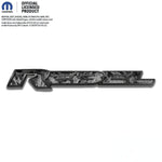 RAM Rebel Emblem Overlay Decals Grayscale Flames Fits 2015-2026 - Tiny Wrapz