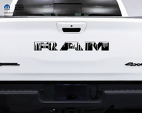 1500 RAM Tailgate Emblem Overlay Decals White Dripping Fits 2009-2026 Trucks