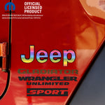 Jeep Emblem Overlay Decals - Rainbow