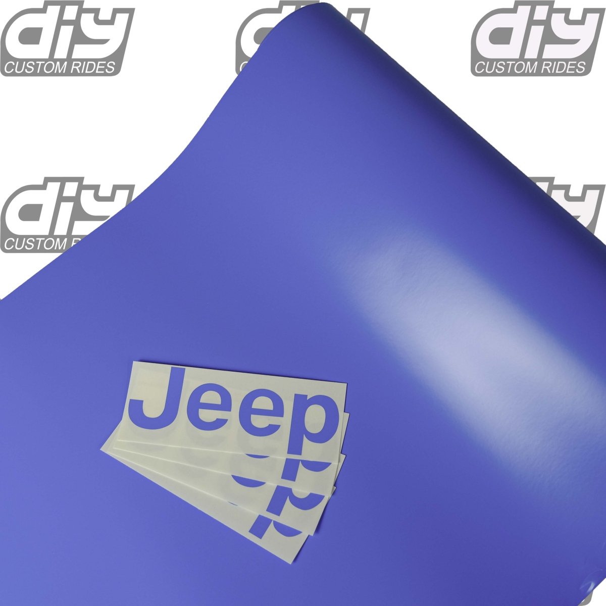 Jeep Emblem Overlay Decals SOLID Colors