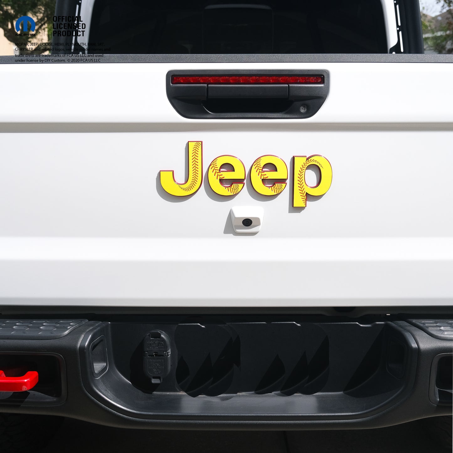 Jeep Emblem Overlay Decals - Softball