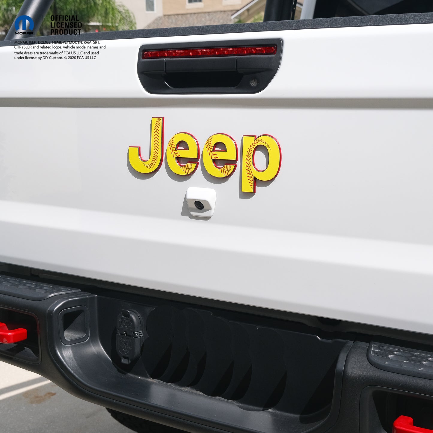 Jeep Emblem Overlay Decals - Softball