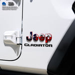 Jeep Emblem Overlay Decals - Texas Flag - Tiny Wrapz