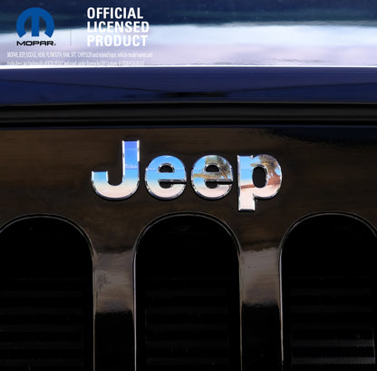 Jeep Emblem Overlay Decals - The Beach