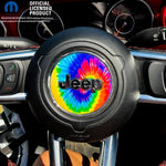 Jeep Wrangler JK Steering Wheel Circle Tie Dye Vinyl Decal Sticker 2007-2017 - Tiny Wrapz