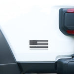 Black & White American Flag Decals (Pair) - Tiny Wrapz