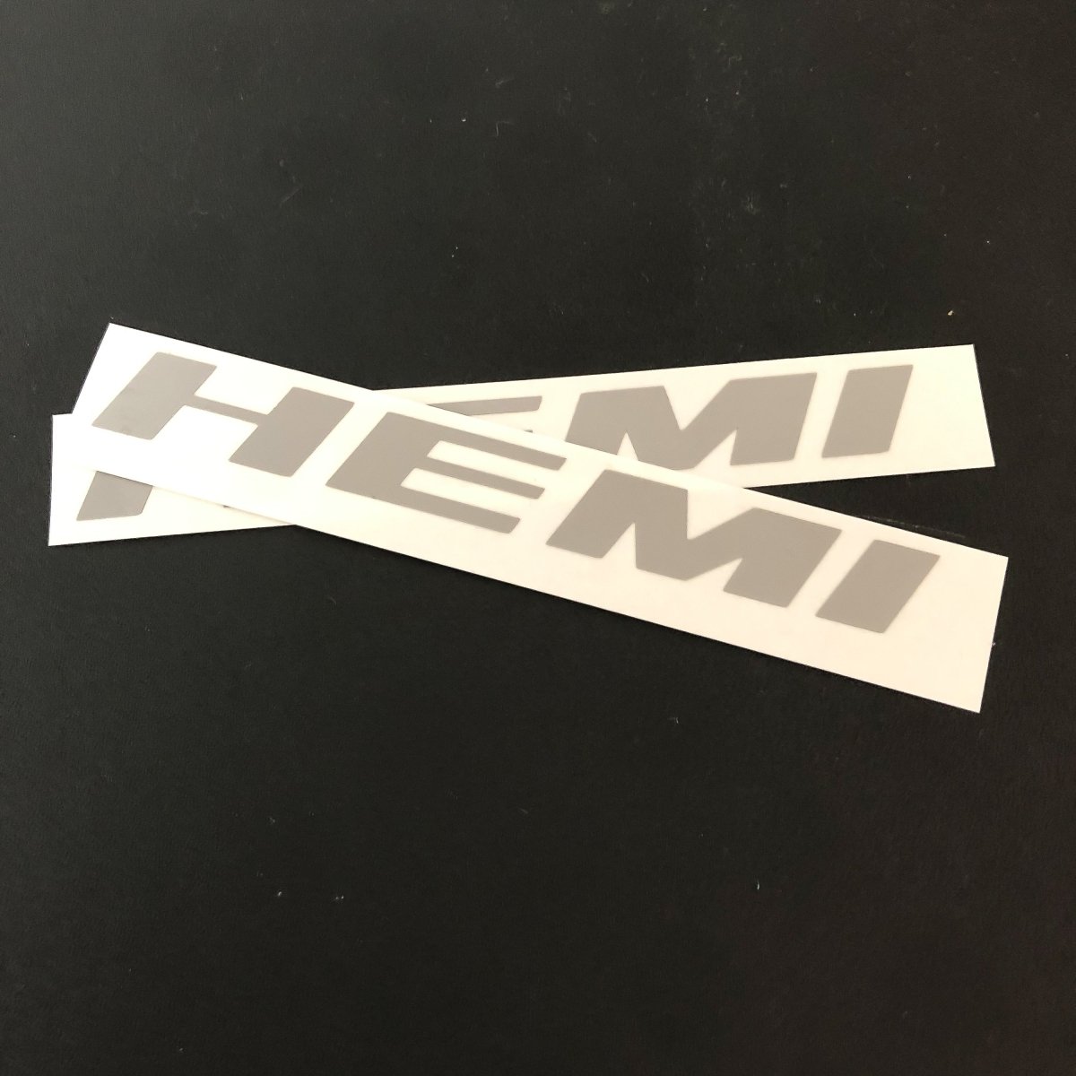 Dodge HEMI Fender Emblem Insert Overlay Decals SOLID COLOR Fits 11 - 19 Challenger Charger Durango - Tiny Wrapz