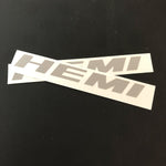 Dodge HEMI Fender Emblem Insert Overlay Decals SOLID COLOR Fits 11 - 19 Challenger Charger Durango - Tiny Wrapz