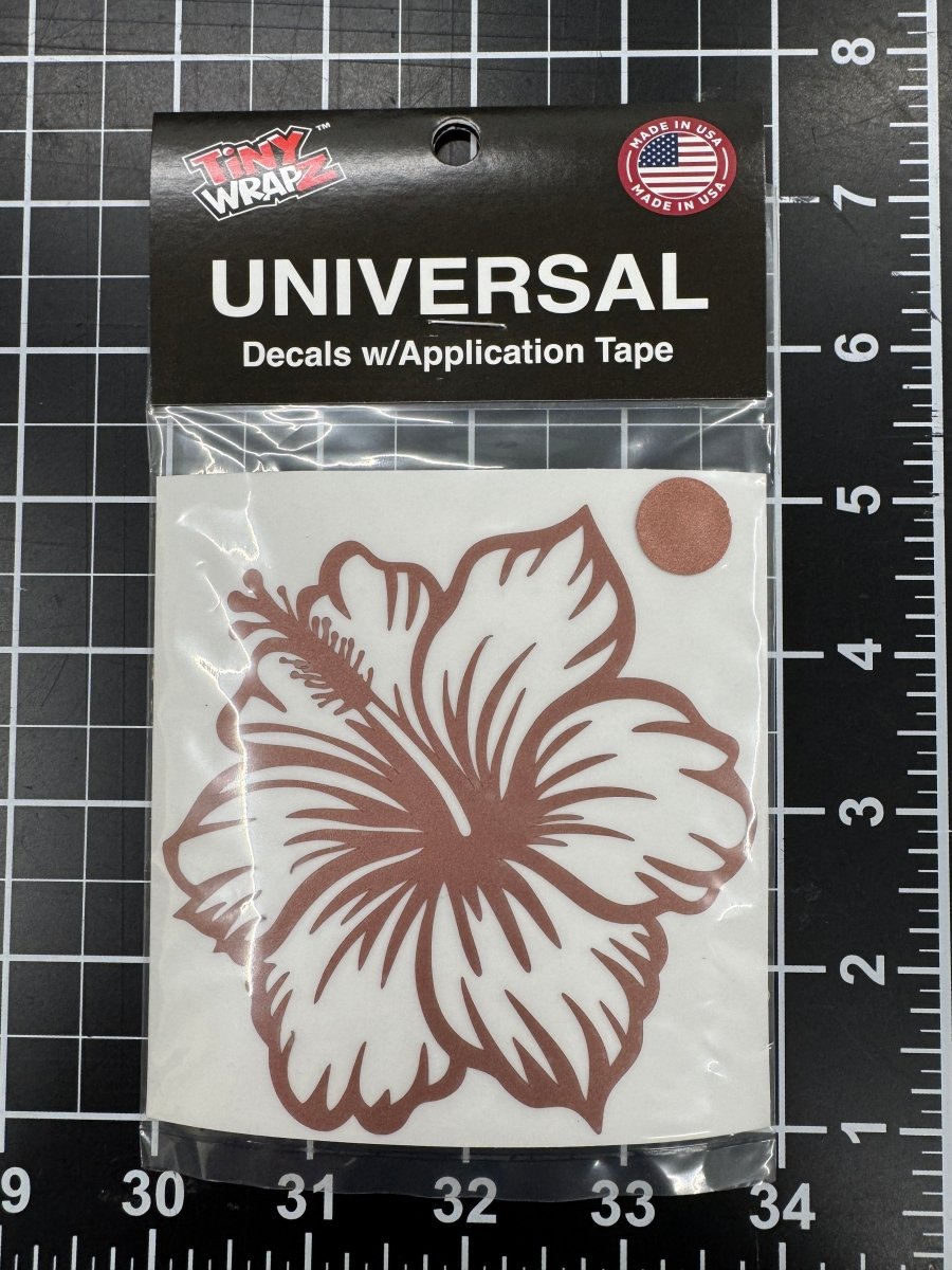 Hibiscus Sticker Decal - Tiny Wrapz