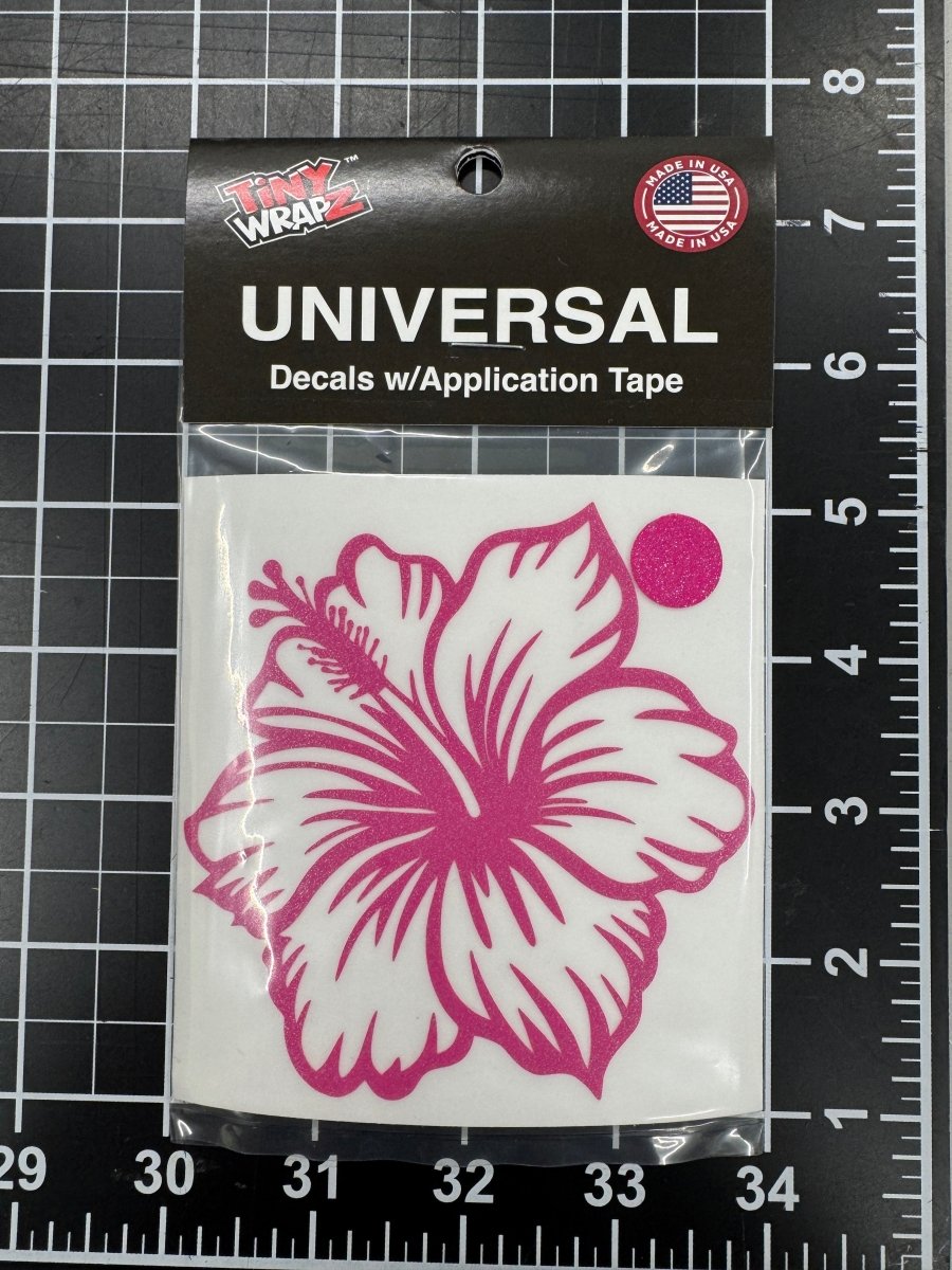 Hibiscus Sticker Decal - Tiny Wrapz