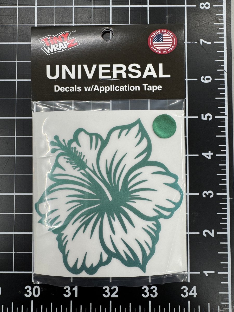 Hibiscus Sticker Decal - Tiny Wrapz