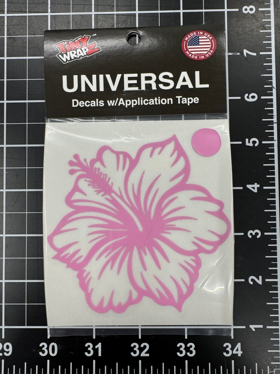 Hibiscus Sticker Decal - Tiny Wrapz