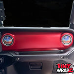 Jeep AC Vent Dolphin Sunset 4 x Decals Fits 2011-2026 Wrangler JK Wrangler JL Gladiator - Tiny Wrapz