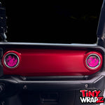 Jeep AC Vent "Pink Flames" 6 x Decals Fits 2011-2017 Wrangler JK, 2018-2026 Wrangler JL & Gladiator - Tiny Wrapz