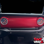 Jeep AC Vent "Topographic American Flag" 6 x Decals Fits 2011-2026 Wrangler JK Wrangler JL Gladiator - Tiny Wrapz