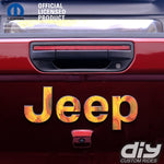 Jeep Emblem Overlay Decals - Big Sunflowers - Tiny Wrapz