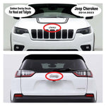 Jeep Emblem Overlay Decals - Christmas Wrapping - Tiny Wrapz