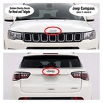 Jeep Emblem Overlay Decals - Christmas Wrapping - Tiny Wrapz