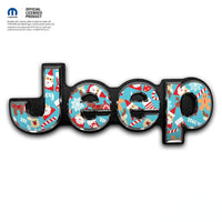 Jeep Emblem Overlay Decals - Christmas Wrapping - Tiny Wrapz