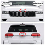 Jeep Emblem Overlay Decals - Christmas Wrapping - Tiny Wrapz
