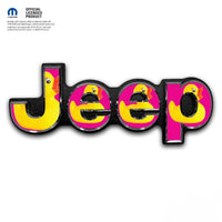 Jeep Emblem Overlay Decals - Ducks On Pink - Tiny Wrapz