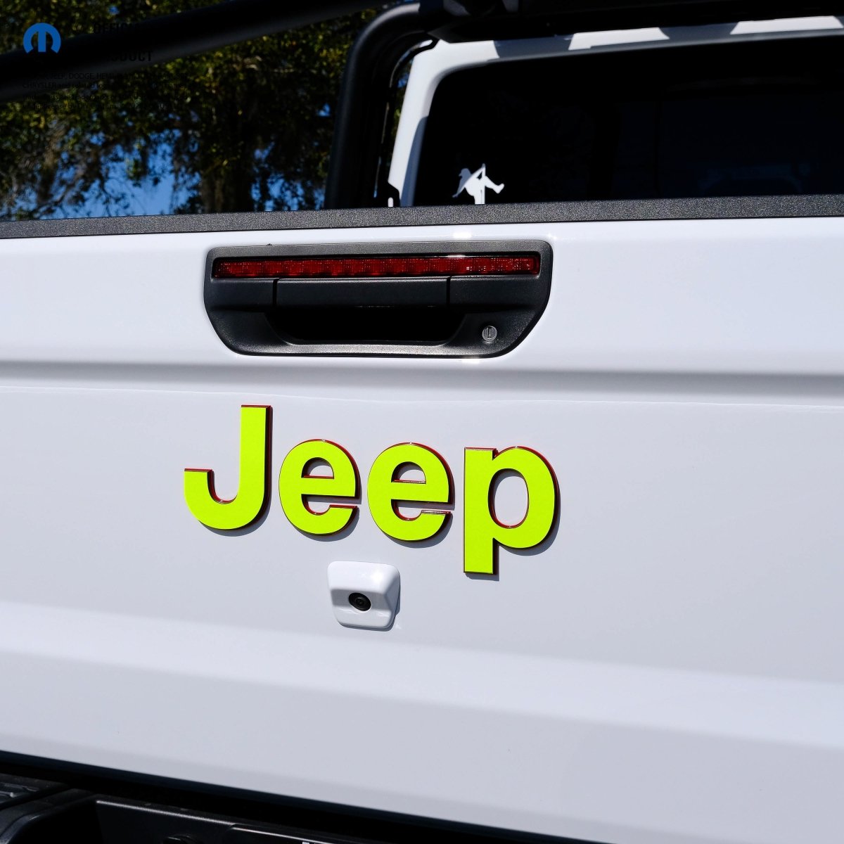 Jeep Emblem Overlay Decals Fluorescent Colors - Tiny Wrapz