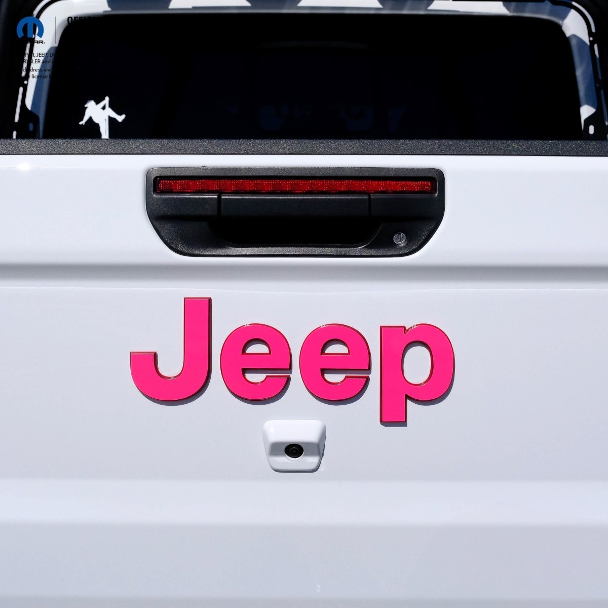 Jeep Emblem Overlay Decals Fluorescent Colors - Tiny Wrapz