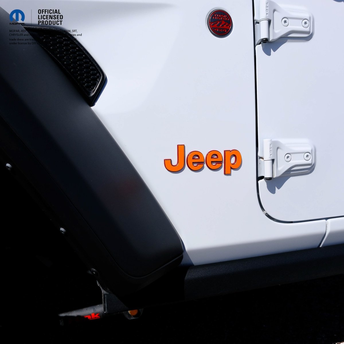 Jeep Emblem Overlay Decals Fluorescent Colors - Tiny Wrapz