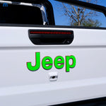 Jeep Emblem Overlay Decals Fluorescent Colors - Tiny Wrapz