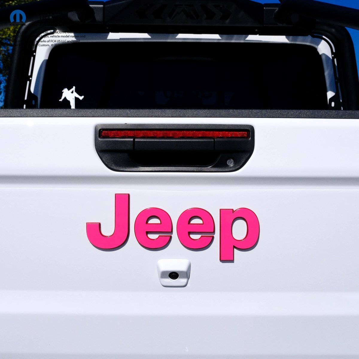 Jeep Emblem Overlay Decals Fluorescent Colors - Tiny Wrapz