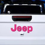 Jeep Emblem Overlay Decals Fluorescent Colors - Tiny Wrapz