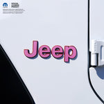 Jeep Emblem Overlay Decals Glitter - Tiny Wrapz