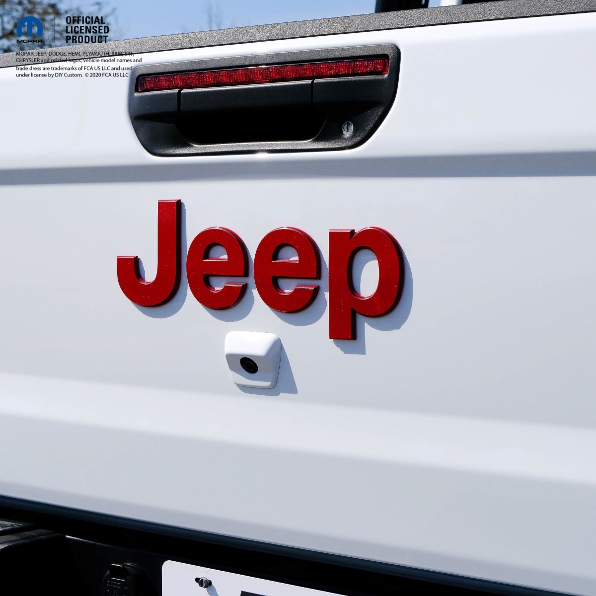 Jeep Emblem Overlay Decals Glitter - Tiny Wrapz