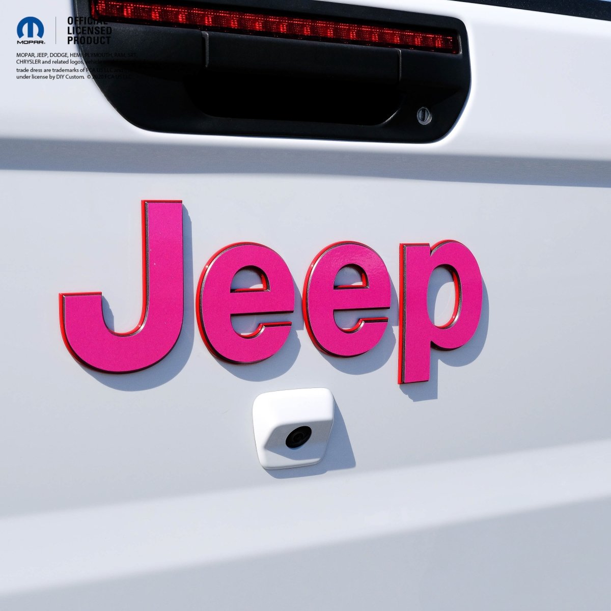 Jeep Emblem Overlay Decals Glitter - Tiny Wrapz