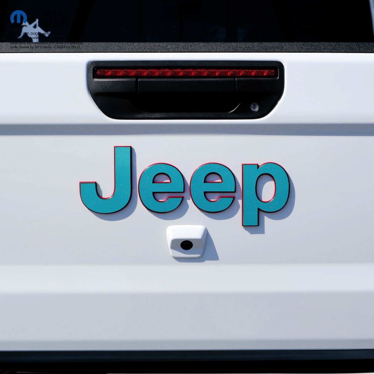 Jeep Emblem Overlay Decals Glitter - Tiny Wrapz