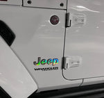 Jeep Emblem Overlay Decals - Holographic Vinyl - Tiny Wrapz