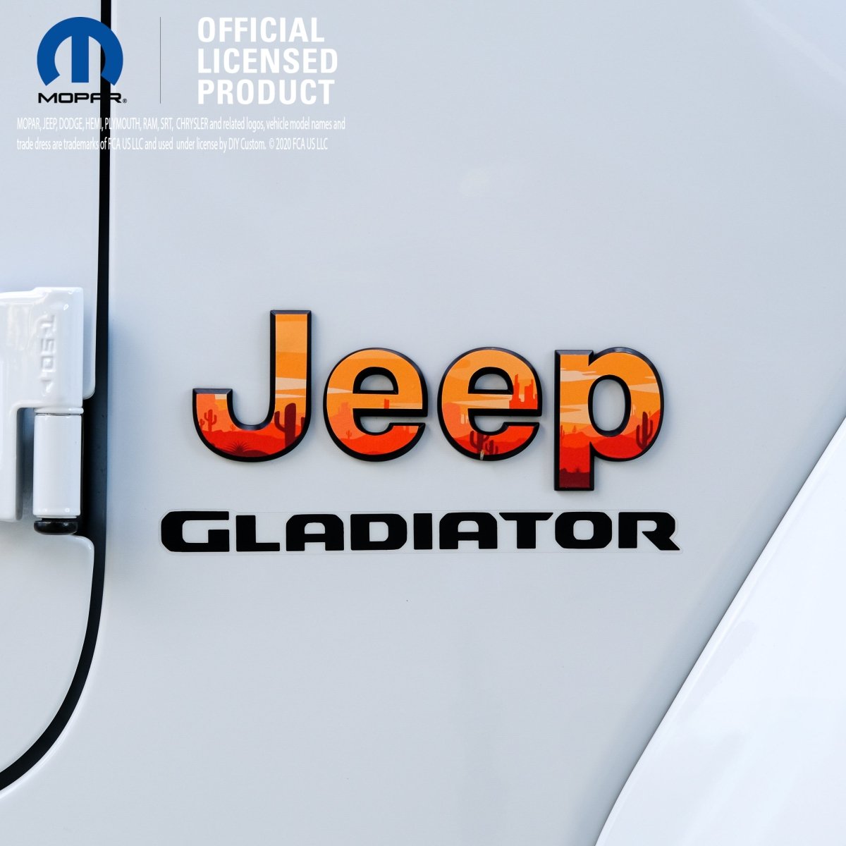 Jeep Emblem Overlay Decals - Old West - Tiny Wrapz