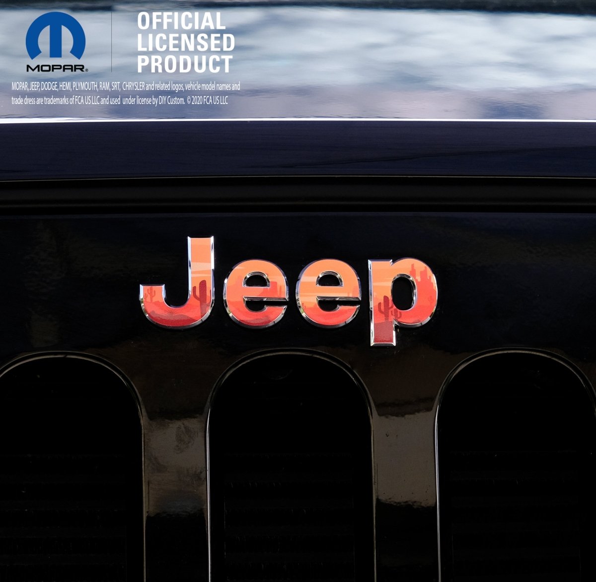 Jeep Emblem Overlay Decals - Old West - Tiny Wrapz