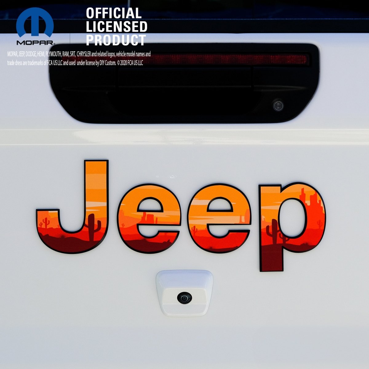 Jeep Emblem Overlay Decals - Old West - Tiny Wrapz
