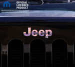 Jeep Emblem Overlay Decals - Purple Mountains - Tiny Wrapz